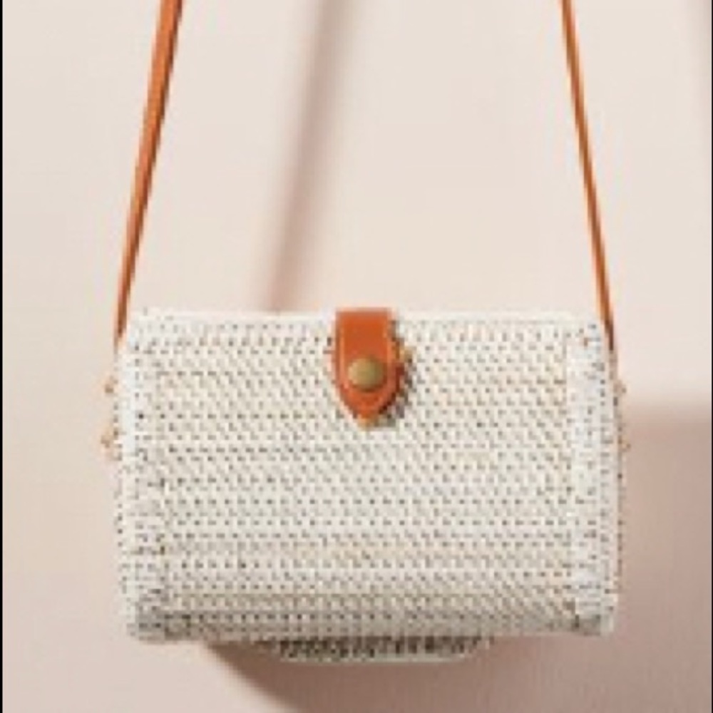 Email Rattan Shoulder Bag